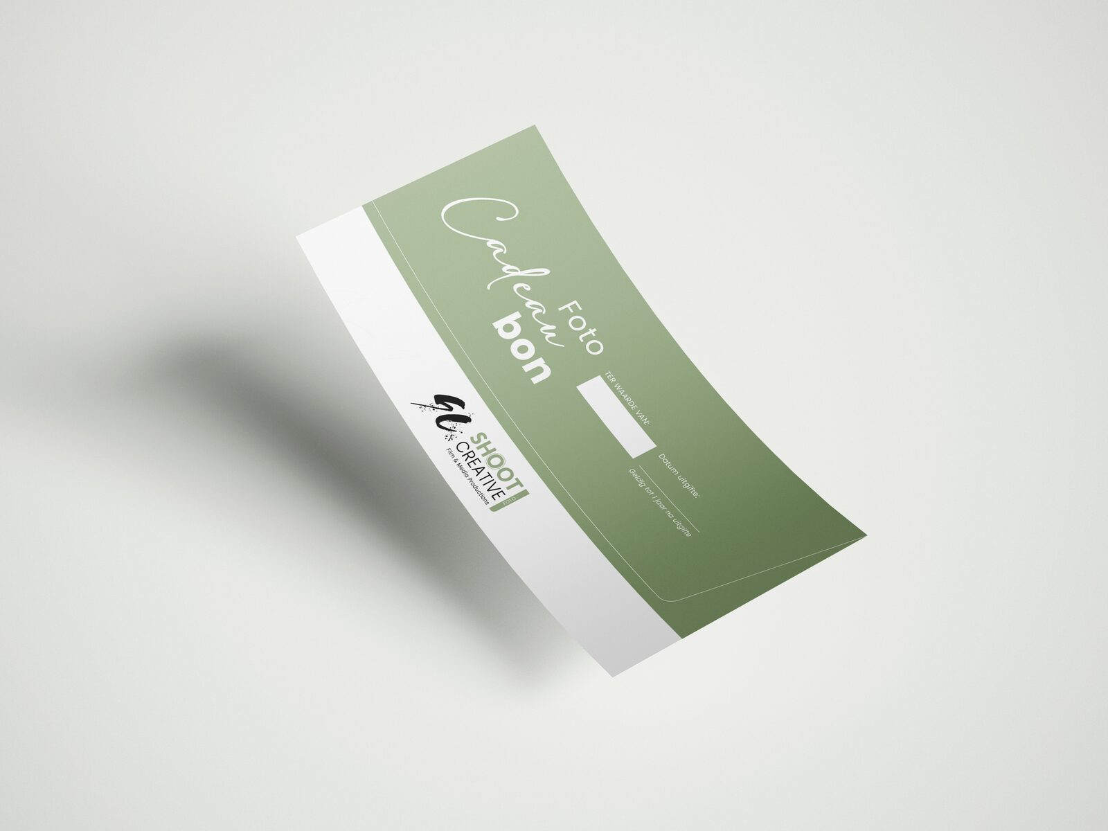 Shoot Creative Photo cadeaubon